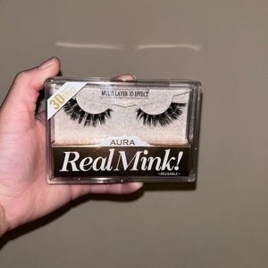 False mink eyelashes